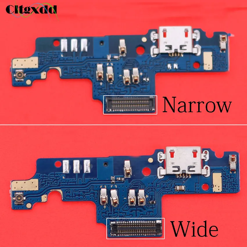 Clttgxdd 1 ~ 20 шт для Xiaomi Redmi Note4 Note 4 (узкий или широкий) док-разъем USB порт зарядки гибкий