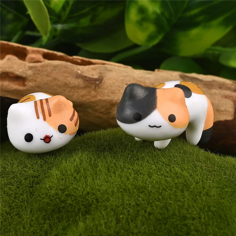 Фэнтези мультфильм милый 6 шт./компл. кошка фея изготовление садовых украшений