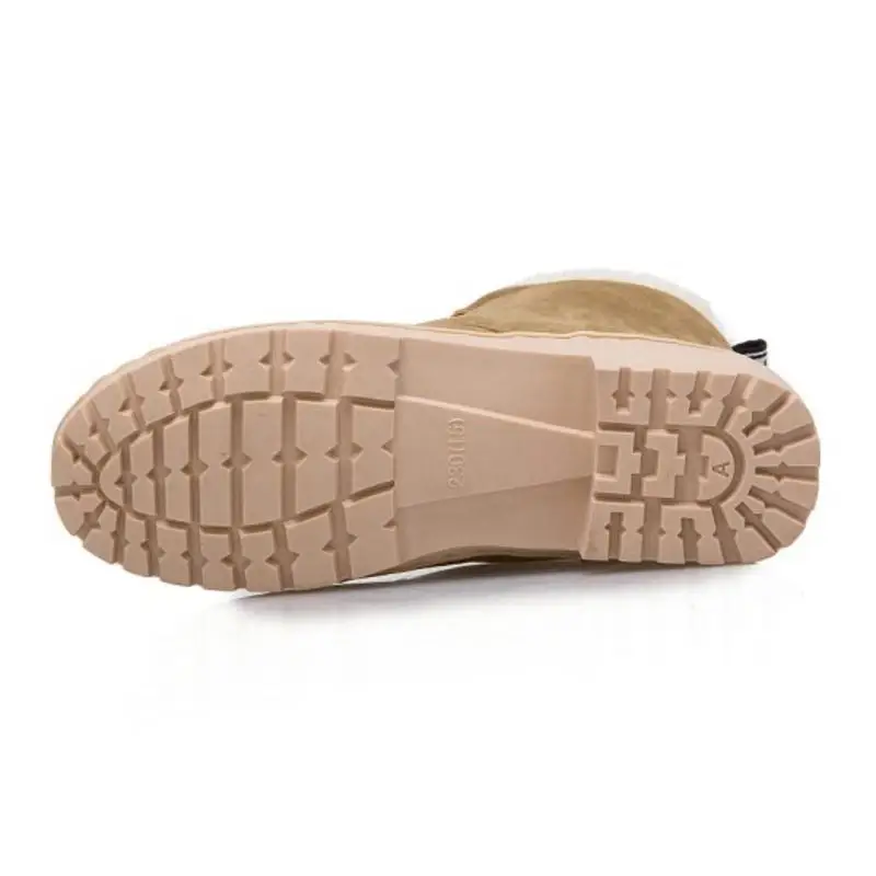 ZALAVOR/Размеры 33-43 женские зимние ботинки теплые ботильоны на толстом меху плоской