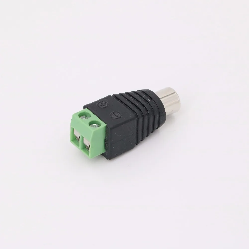 BFMore 023 CAT5 RCA гнездовой разъем DC адаптер балун Разъем для CCTV камеры системы