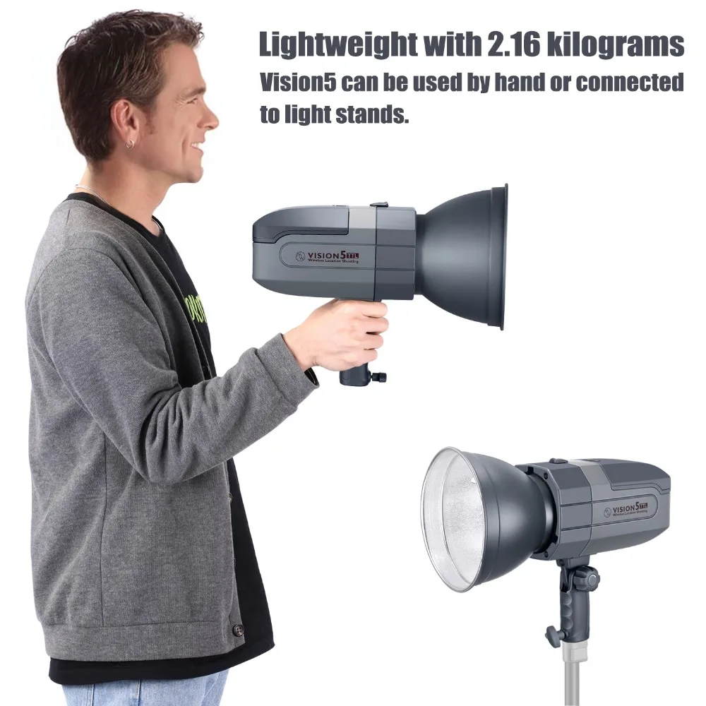 Neewer Vision5 400 Вт ttl для SONY/Canon/Nikon HSS наружная студийная вспышка стробоскоп с 2,4G системой и беспроводным триггером