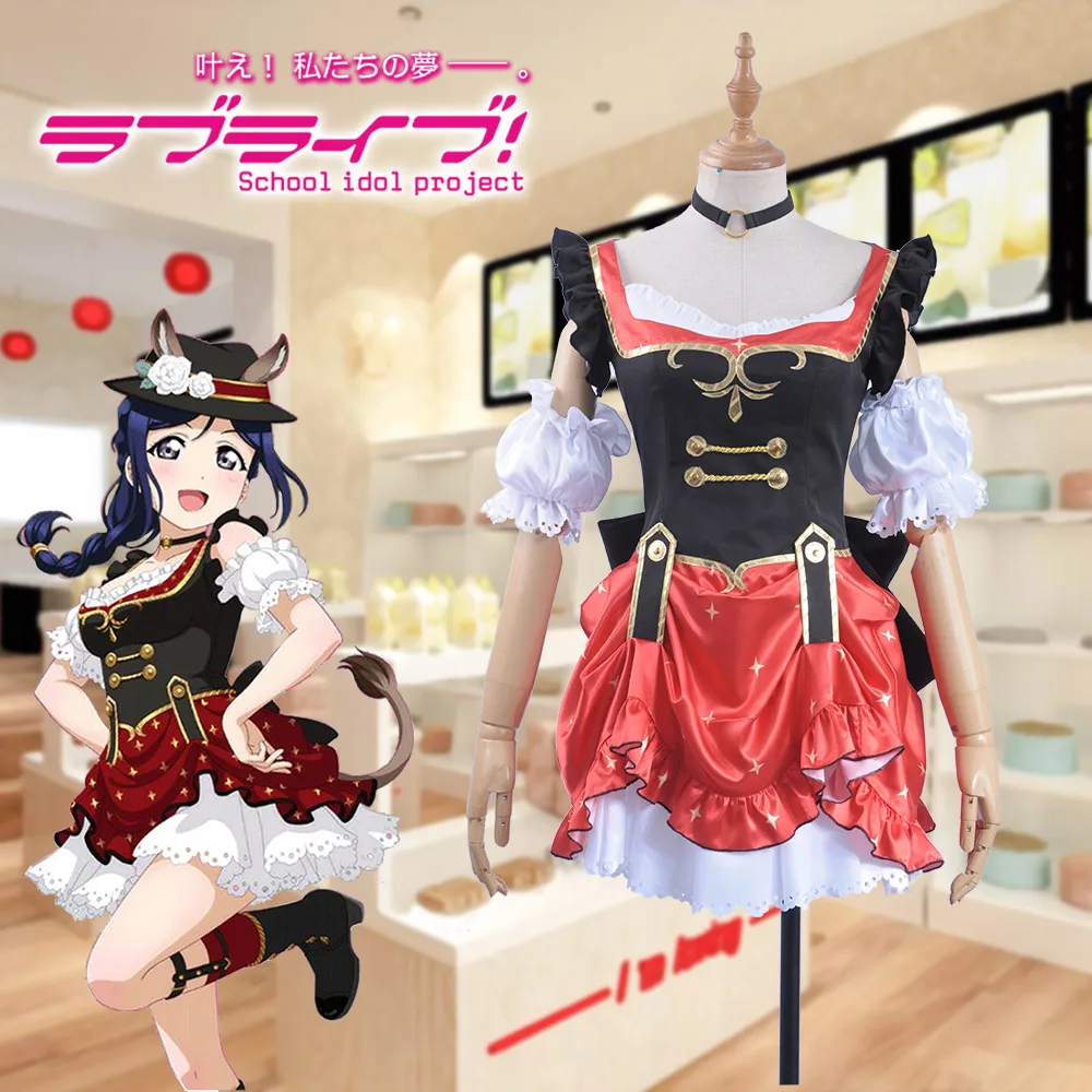 Игра LoveLive! Sunshine! Aqours Bremen Band Matsuura kanan костюм для косплея женское платье без рукавов