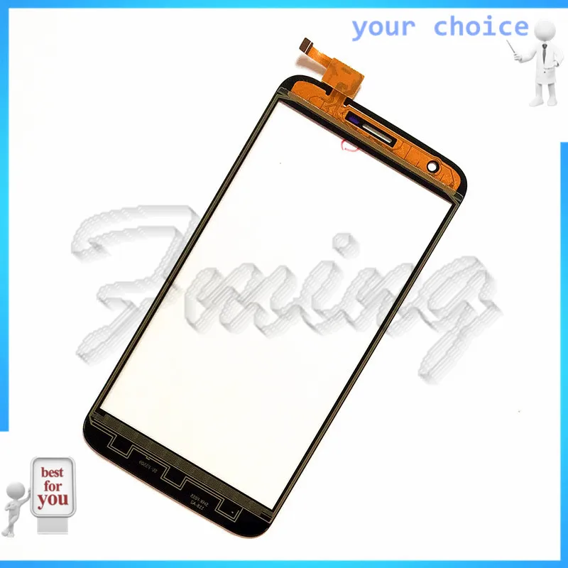 RUBINZHI Phone Touch Screen For Doogee Valencia 2 Y100 Plus Touchsvreen panel Digitizer Front Glass Sensor with Tape | Мобильные