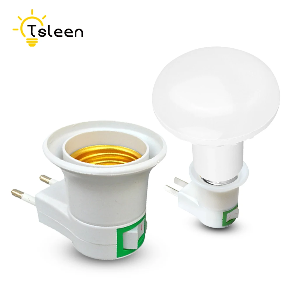 

TSLEEN Cheap! E27 Lamp Holder E27 To E14 GU1O B22 LED Light Lamp Bulb Adapter Converter Conversion EU UK US Plug Charger Supply