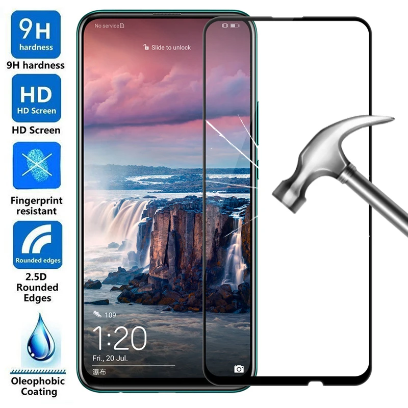 Закаленное стекло 9H с полным покрытием для Huawei P Smart 2019 Z Plus PSmart SmartZ PSmartplus защитная