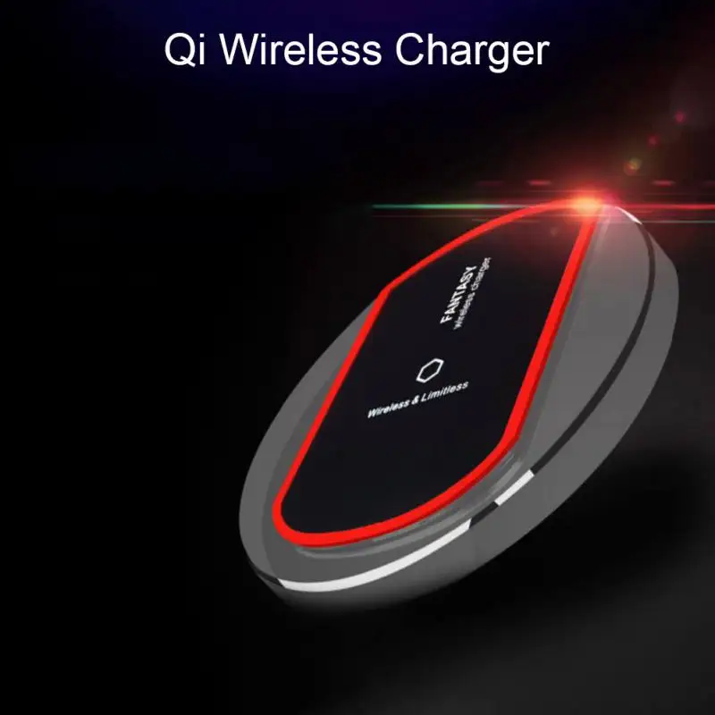 Универсальное беспроводное зарядное устройство Qi для Samsung Galaxy S9 S8 Plus зарядная док