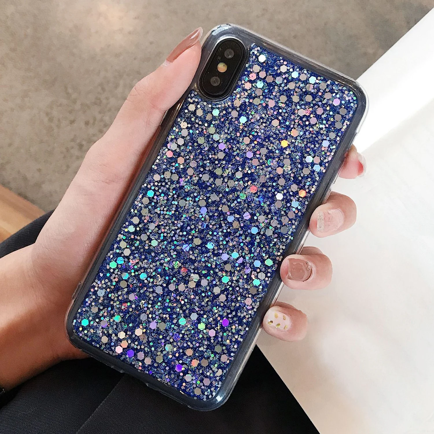 Модный Блестящий чехол для телефона YESPURE Iphone X 6 6s 6plus 7 7plus 8 8plus TPU мобильный