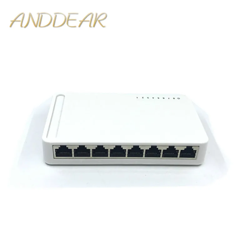 Новинка от производителя 8 портовый гигабитный коммутатор настольный RJ45 Ethernet 10/100