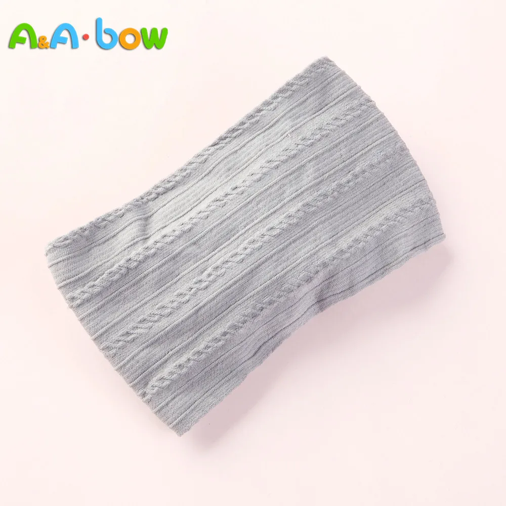 1 шт. вязаные нейлоновые повязки на голову с пончиком подходит для зимних самых