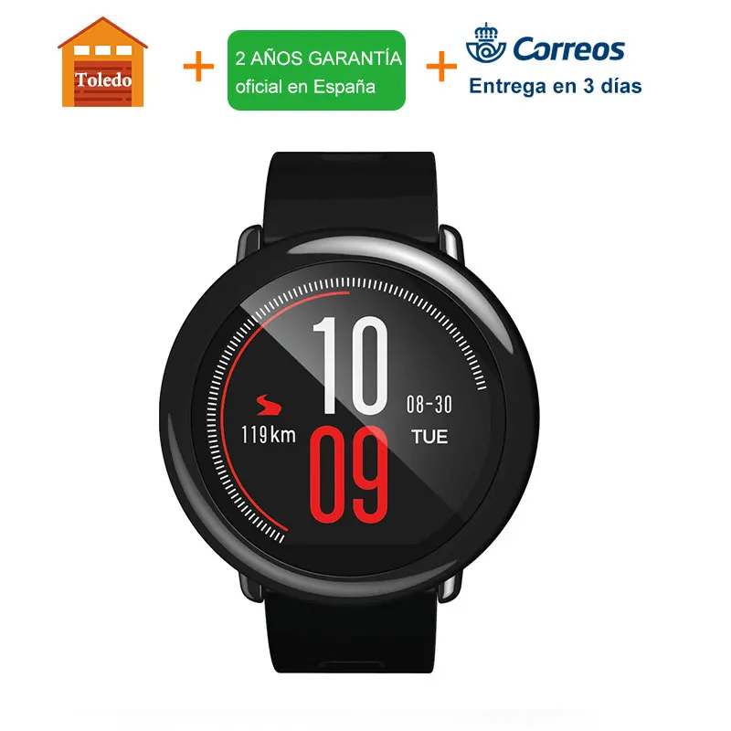 [русский] Huami Amazfit Смарт часы gps темп сердечного ритма Водонепроницаемый IP67 Для