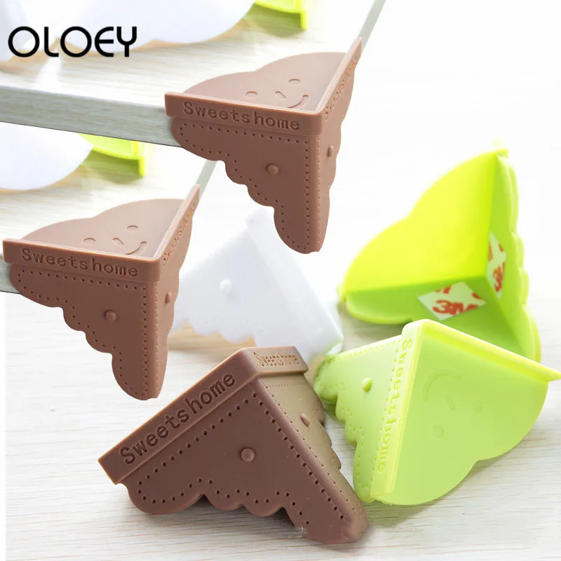 Высокая эластичность экологичный силикон анти-столкновения угол защиты ребенка