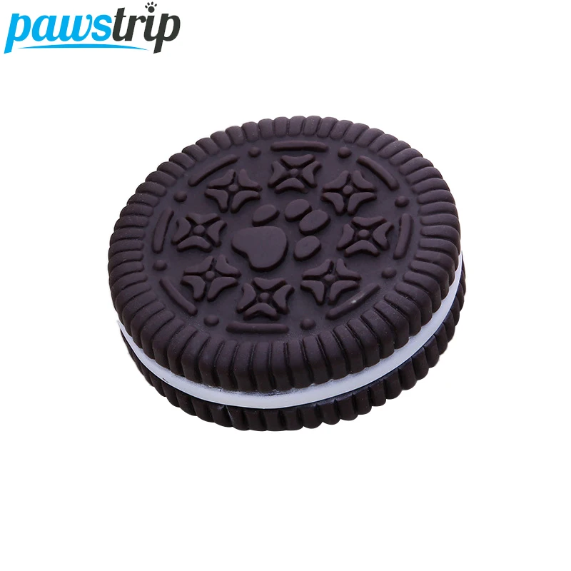 

pawstrip Diameter 9cm Simulation Pet Dog Toy Rubber Puppy Sound Toy Interactive Cat Toy Small Dog Chew Toys Cleaning Tooth 1pc