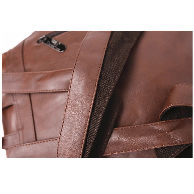 Black PU Leather Backpack School Bag Cute For Handbag Men Hot Satchel Bags Cover Magnetic Hasp New 2014 | Багаж и сумки