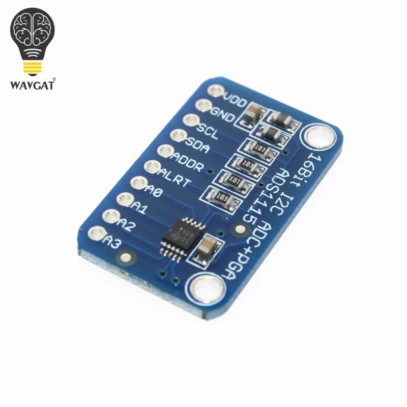 16 бит IEC ADS1115 модуль АЦП 4 канала с Pro усилителем усиления для Arduino RPi 1 шт