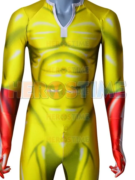 Костюм для косплея Zentai Een-Punch Man из спандекса костюм супергероя на Хэллоуин |