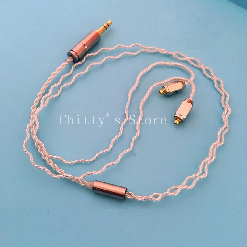 

Diy провод для наушников se535 ue900 mmcx IM50 IM70 короткий кабель (45 см)