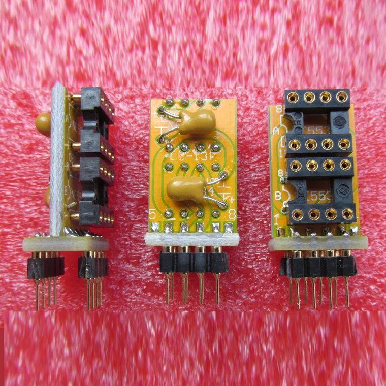 

Dual Single DIP8 to Single OP-Amp Opamp Adaptor Converter F/ NE5534 AD797 OPA627 Op Amplifier