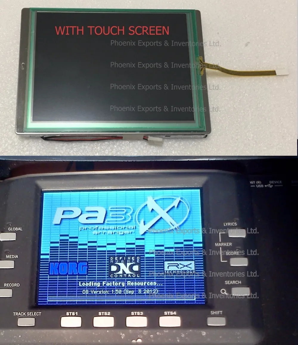 Оригинальный ЖК экран с сенсорным экраном для Korg PA3X синтезатор дисплей Сенсорная