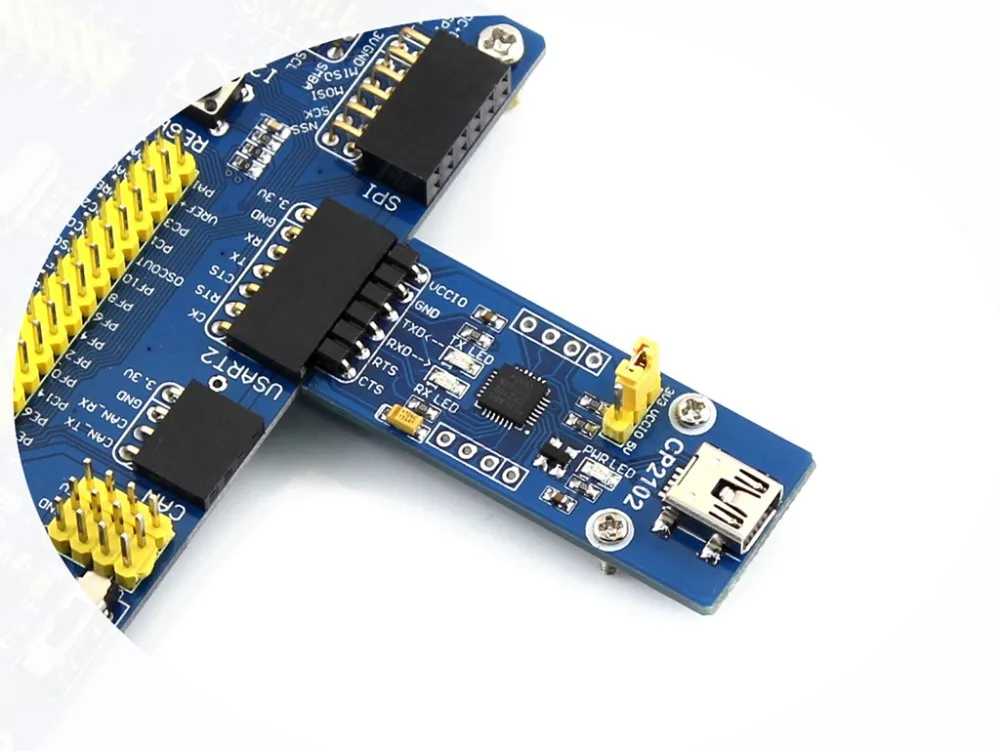 Плата CP2102 USB UART (mini) плата разработки с на RS232 поддерживает Mac Linux Android WinCE Windows 7/8/8.1/ |