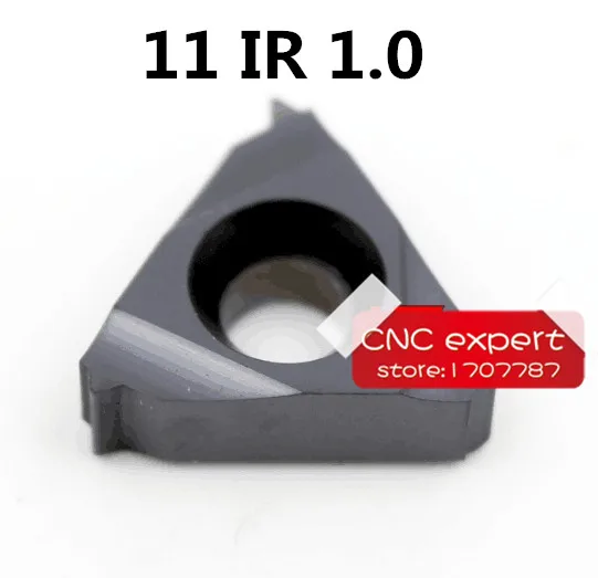 

Бесплатная доставка 10 шт. 11IR 1.0ISO индексируемый карбид вольфрама резьбы Токарные Вставки для резьбовой токарный держатель