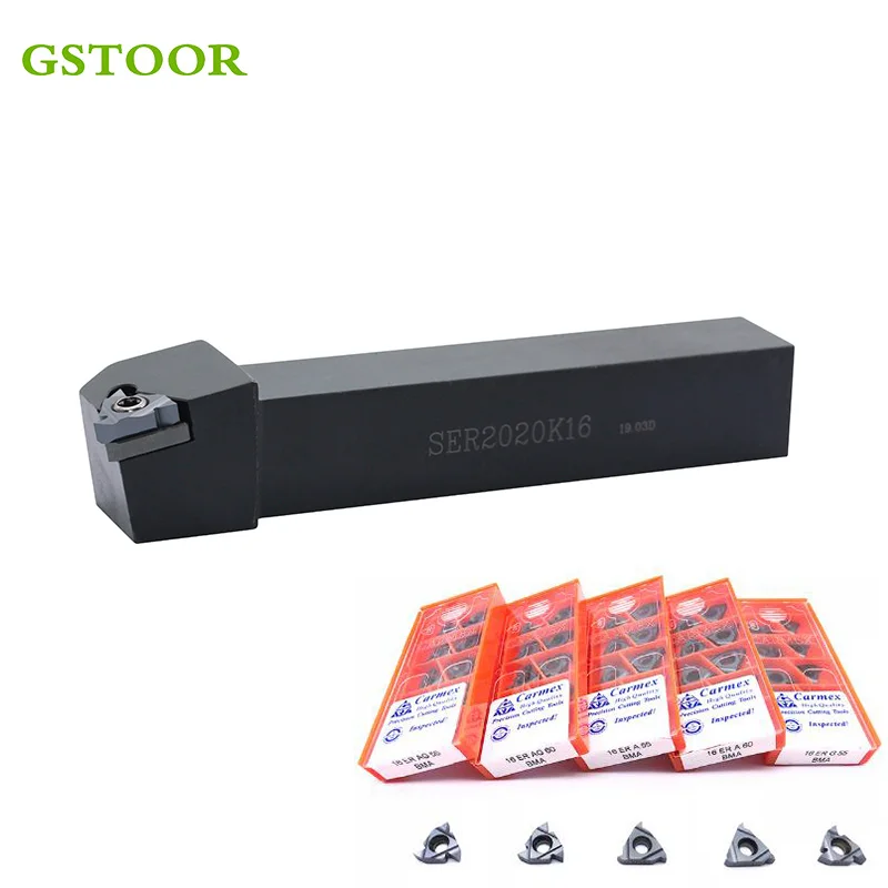 16ER A60 AG60 AG55 твердосплавные вставки SER1212H16 ser16h16 SER2020K16 SER2525M16 токарный станок резак