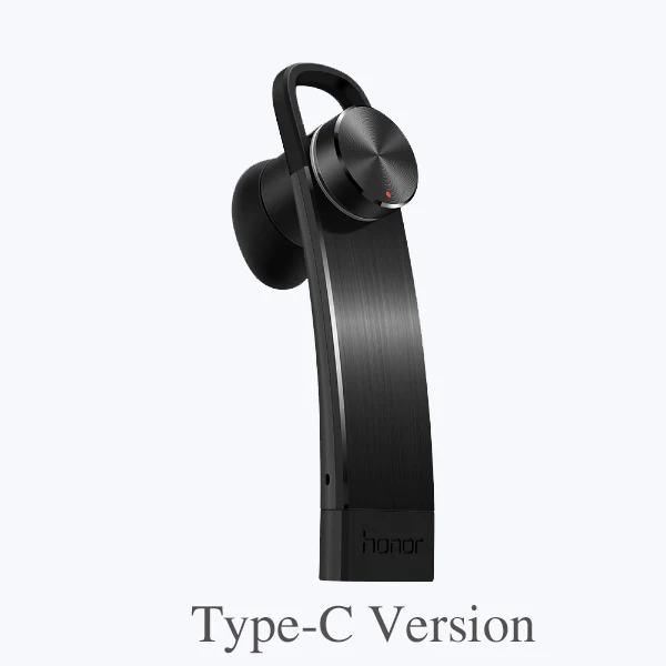 Type C Black Honor для huawei AM07 type-c Смарт Быстрая зарядка Bluetooth 4,1 Гарнитура простая бизнес модная bluetooth-гарнитура - Цвет: Type C Black