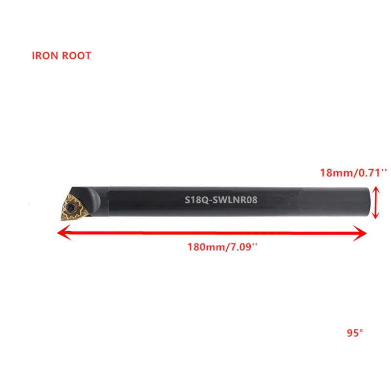 S16Q/S18Q/S20R SWLNR08/SWLNL08 токарный станок с ЧПУ держатель внутреннего токарного