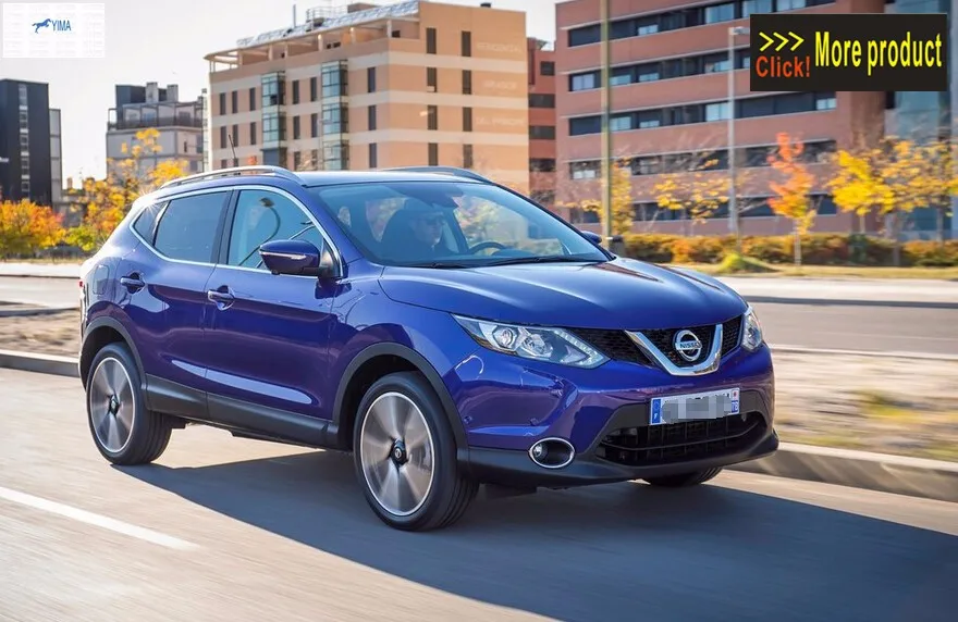 Yimaautotrim защита переднего и заднего бампера, защита от скольжения, Накладка для отделки, комплект, подходит для Nissan Qashqai J11 ABS