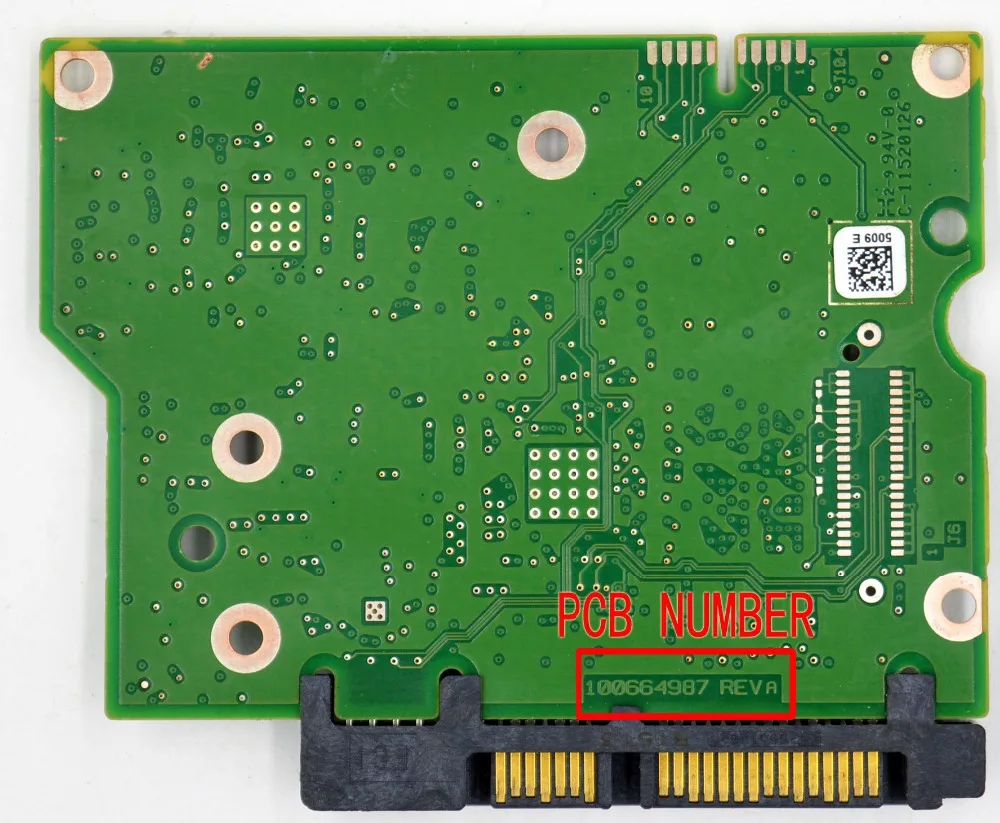 HDD PCB Seagate: 100664987 REV B, 100664987 REV A, 5009, 5011, ST2000DM001, ST1000DM003, ST500DM002