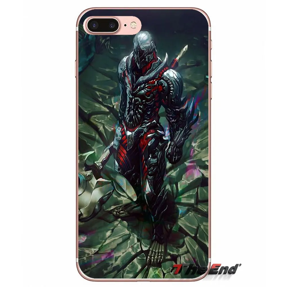 Прозрачный ТПУ чехол для телефона Samsung Galaxy S3 S4 S5 MINI S6 S7 edge S8 Plus Note 2 3 4 5 Grand Core Prime Warframe