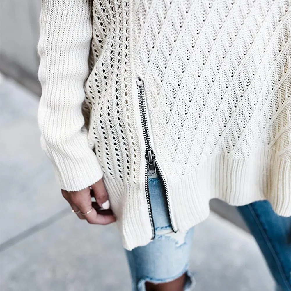 LARGERLOF Plus Size Sweater Loose Fashoin Pullover Women Knitted Off Shoulder Female Winter Knitwear SR49018 | Женская одежда