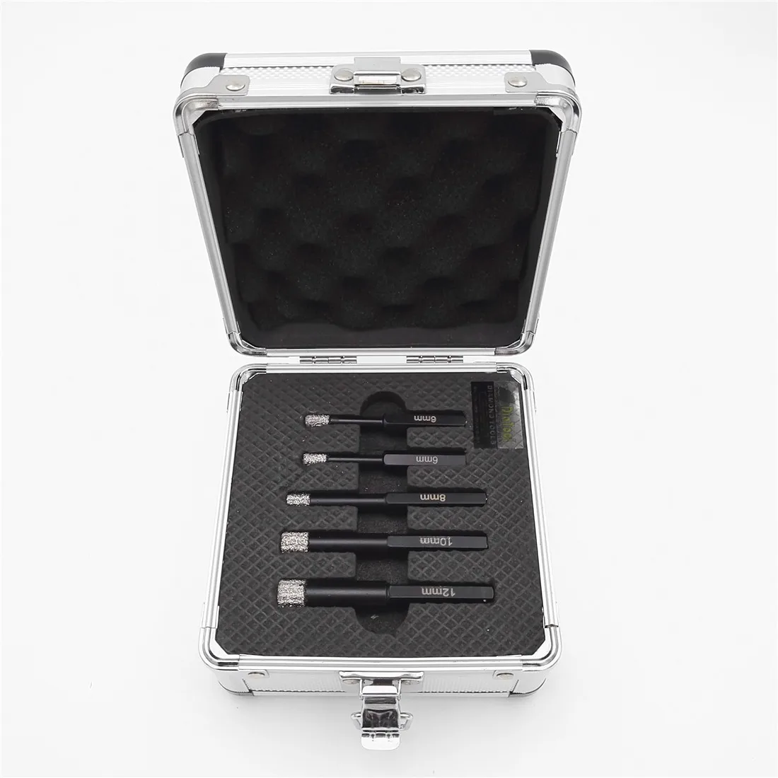 DIATOOL 5pcs/box 6/6/8/10/12mm Vacuum Brazed Diamond Dry drilling bits with Hex Or Round Shank