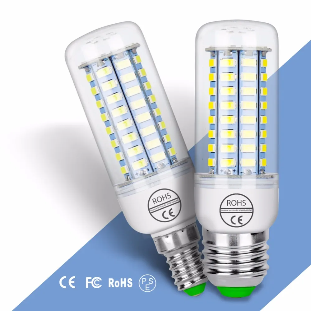 

Ampoule Led E14 5730SMD GU10 LED Bulbs 220V Corn Light Bulb E27 Led lamp Candle 4W 6W 8W 12W 15W 18W Energy Saving Home Lighting