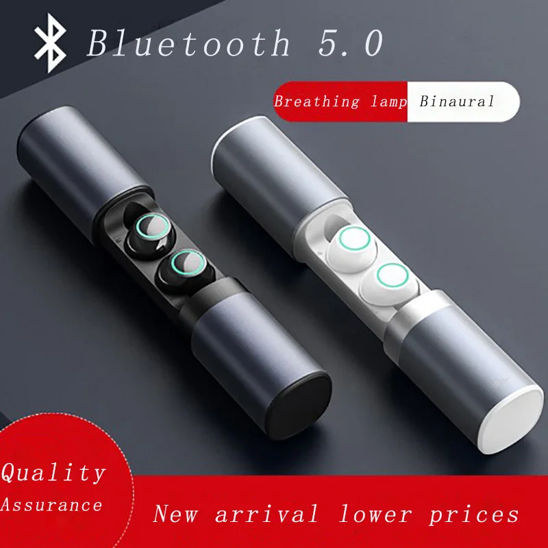 Стерео наушники Smart Bluetooth 5 0 бинауральные с шумоподавлением водонепроницаемые