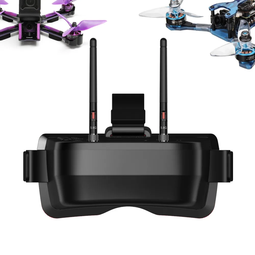 1 шт. видеооочки VR006 FPV 1S 5 8G 40CH DVR 3-дюймовый экран Mini 900x600 Pixedl защитные очки для глаз |