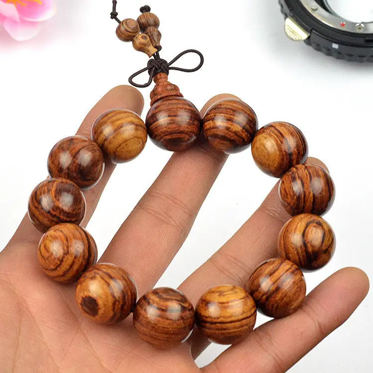 Женские и мужские буддийские бусы MOROW круглые бусины из натурального сандалового