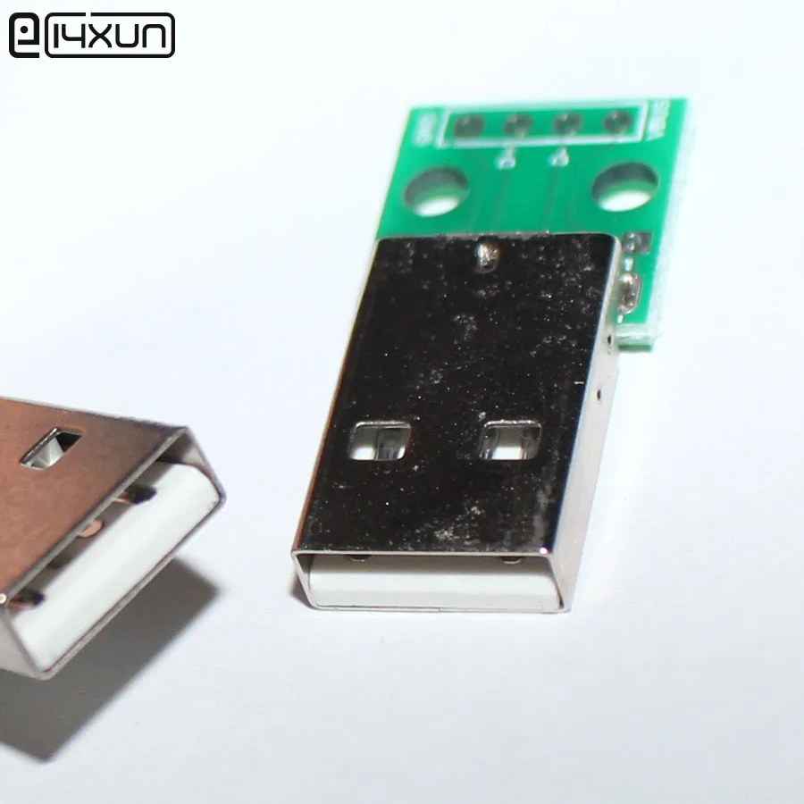 10 шт. USB 2 0 Штекерный разъем для адаптера DIP 4P 54 мм|plug adapter connector|plug connectorplug to usb |