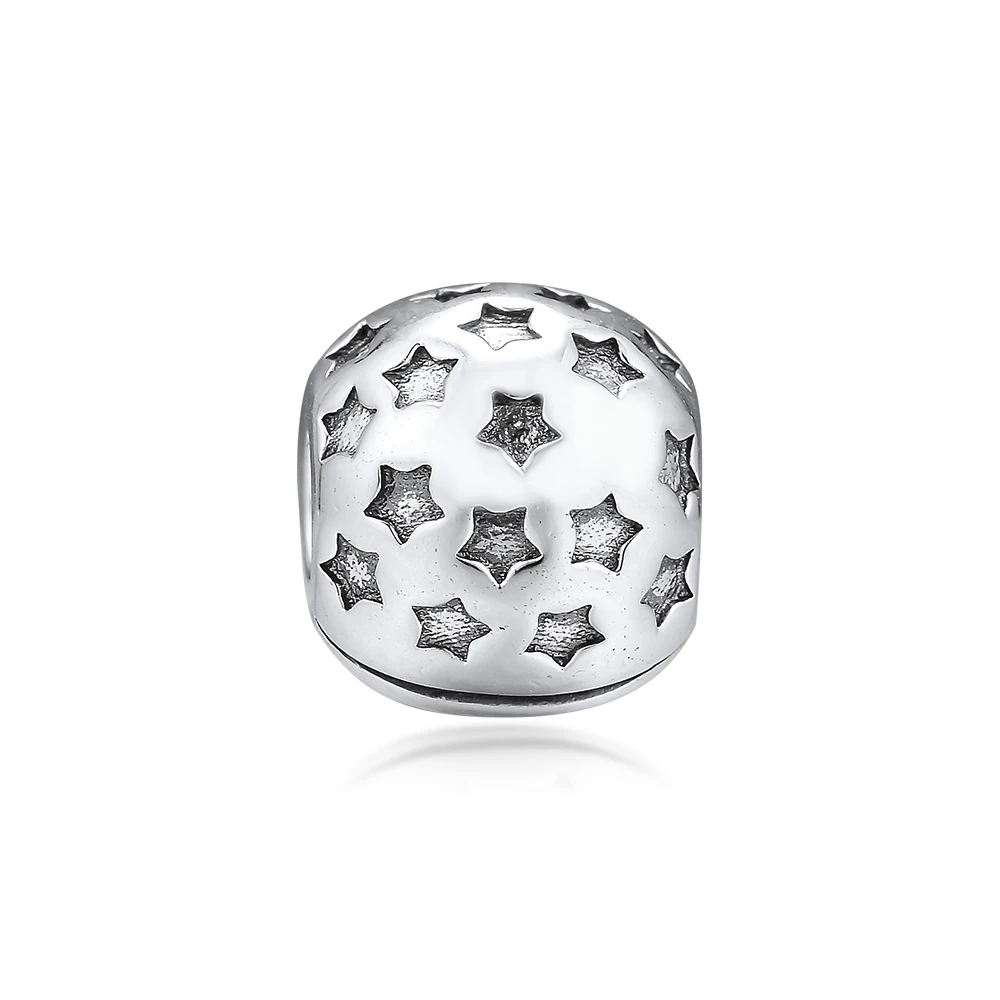 CKK Fit Pandora Браслеты с зажимом в виде звезды подвески из стерлингового серебра 925