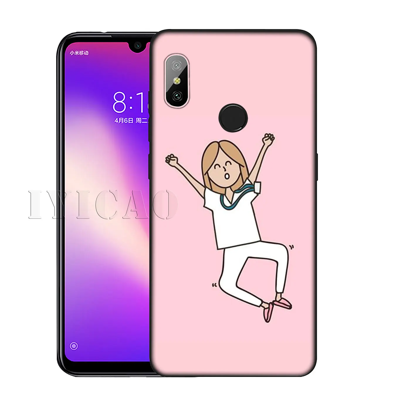 IYICAO Cartoon Doctor Nurse Hot Fashion Fun Dynamic Soft Case for Xiaomi Redmi K30 K20 8A 7A 6A 5A S2 GO Note 8 8T 7 5 6 Pro |