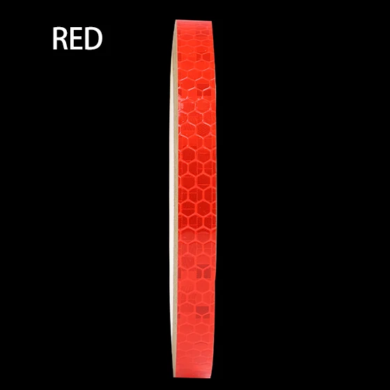 Red WEST BIKING Велосипедный Спорт Светоотражающие клей Клейкие ленты флуоресцентный Клейкие ленты Детская безопасность Предупреждение Велоспорт мотоцикл светоотражающие Наклейки велосипед Инструменты - Цвет: Red