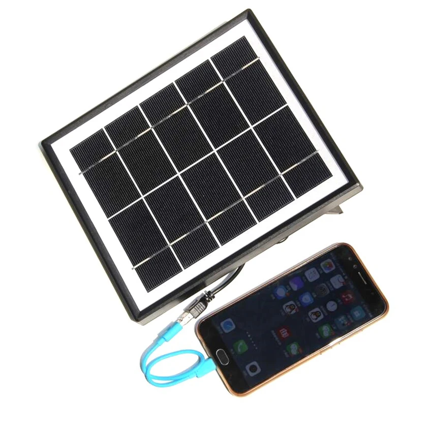 Mini Glass Monocrystalline Silicon Solar Panel 5 V 5.5W for Charging Mobile Battery Power Board 225*195*18MM with 3m Cable | Электроника