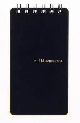 Maruman Mnemosyne Spiral exective notebook 80 г/см правленная бумага Япония - Цвет: A7