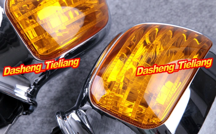 Мотоциклетные боковые зеркала заднего вида для Honda Goldwing GL1800 2001 2011 Серебристые