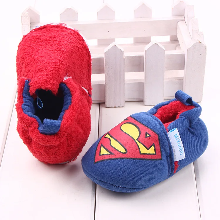 1 пара зимние плюшевые детские мокасины мягкая зимняя обувь для младенцев с