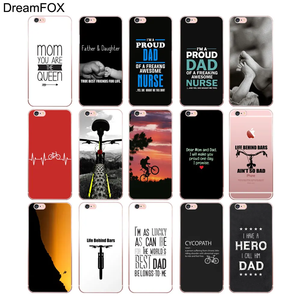 DREAMFOX N045 Happy Family Soft TPU Silicone Cover For Apple iPhone XR XS Max 8 X 7 6 6S Plus 5 5S SE 5C 4 4S Case |
