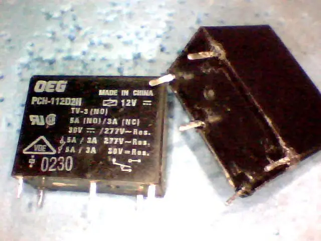 PCH-112D2H 12VDC 33F-1C-12V