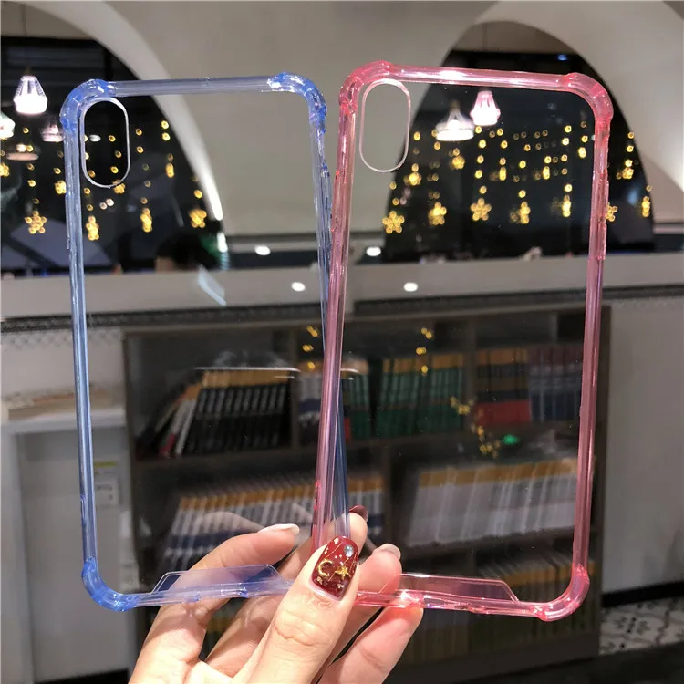 Противоударный жесткий чехол из поликарбоната+ ТПУ для iphone XS XR MAX 10X6 6s 7 8 Plus XsMax пластиковый+ силиконовый прозрачный чехол для телефона