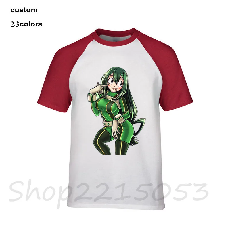 2019 уличная Kero Asui Tsuyu Boku No Hero Academy WAIFU Мужская забавная игровая футболка стимпанк