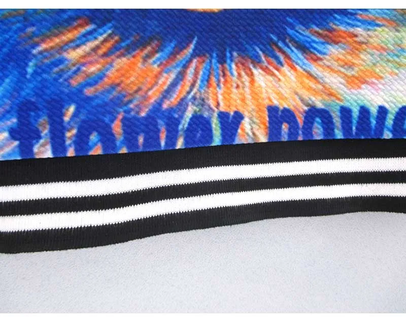 Новинка 2016 г. укороченные футболки с цветочным принтом и котом Новое поступление