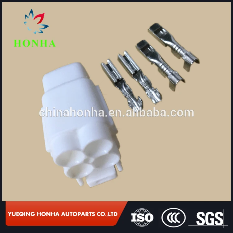 Бесплатная доставка 6180-4771 DJ7043-2-21 PA66 белый герметичный Авто 4 шпильки женский топливный инжектор разъем
